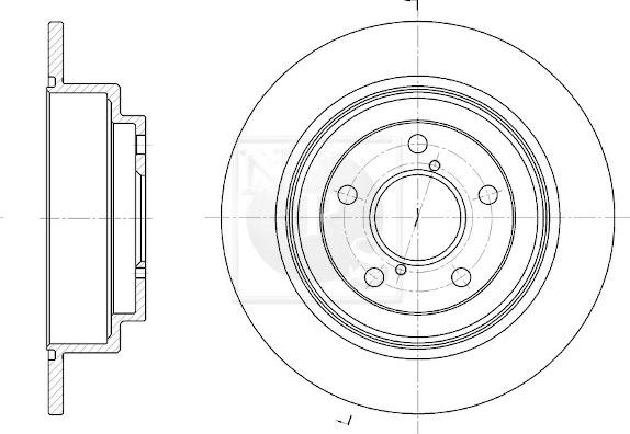 NPS S331U01 - Brake Disc autospares.lv