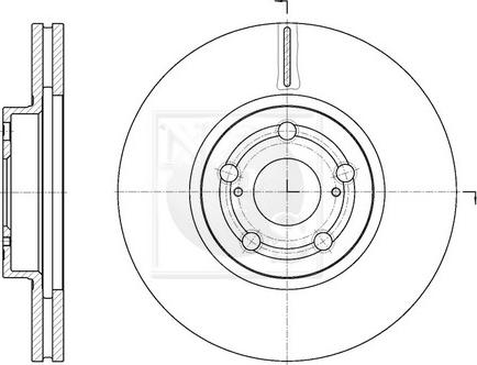 NPS T330A42 - Brake Disc autospares.lv