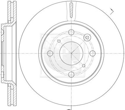 NPS T330A140 - Brake Disc autospares.lv