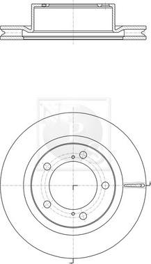 BENDIX 345007 - Brake Disc autospares.lv