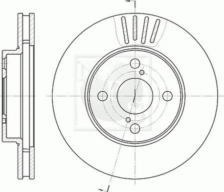 NPS T330A156 - Brake Disc autospares.lv