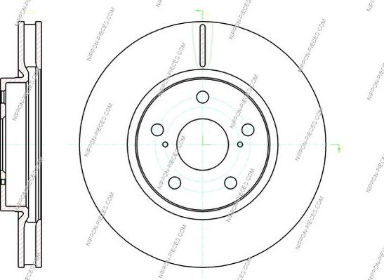 NPS T330A167 - Brake Disc autospares.lv