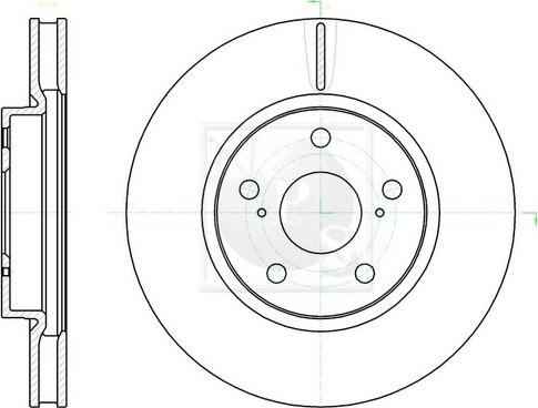 NPS T330A167 - Brake Disc autospares.lv