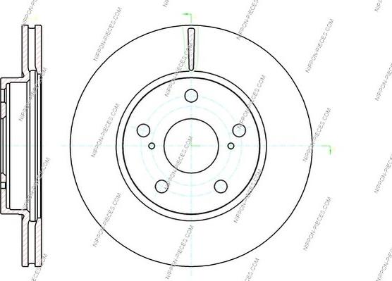 NPS T330A170 - Brake Disc autospares.lv