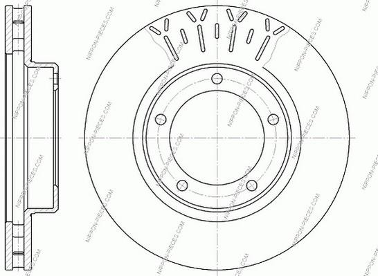 NPS T330A70 - Brake Disc autospares.lv