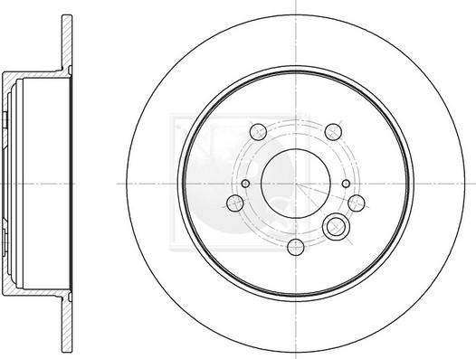 NPS T331A44 - Brake Disc autospares.lv