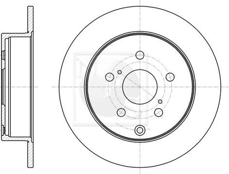 NPS T331A48 - Brake Disc autospares.lv