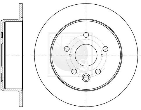 NPS T331A54 - Brake Disc autospares.lv