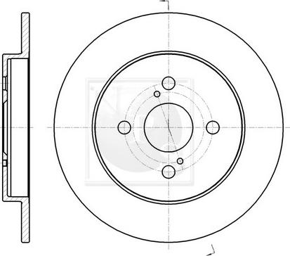 NPS T331A51 - Brake Disc autospares.lv