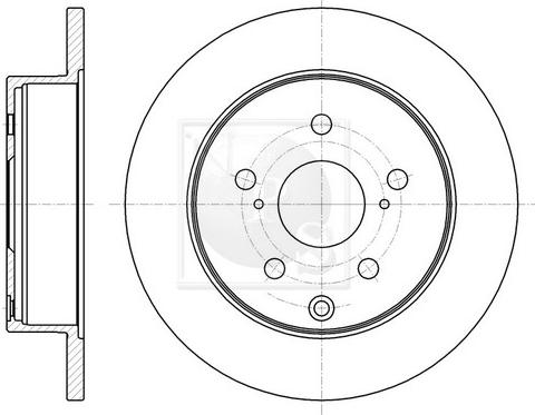 NPS T331A52 - Brake Disc autospares.lv