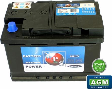 NPS U540L51B - Starter Battery autospares.lv