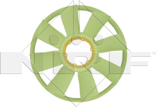 NRF 49820 - Fan Wheel, engine cooling autospares.lv