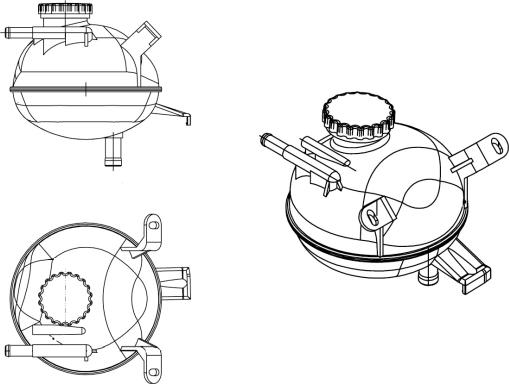 NRF 454084 - Expansion Tank, coolant autospares.lv