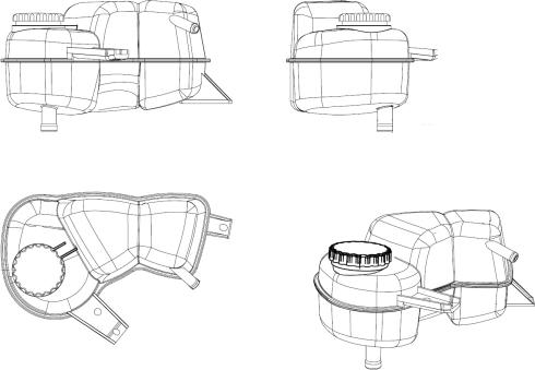 NRF 454038 - Expansion Tank, coolant autospares.lv