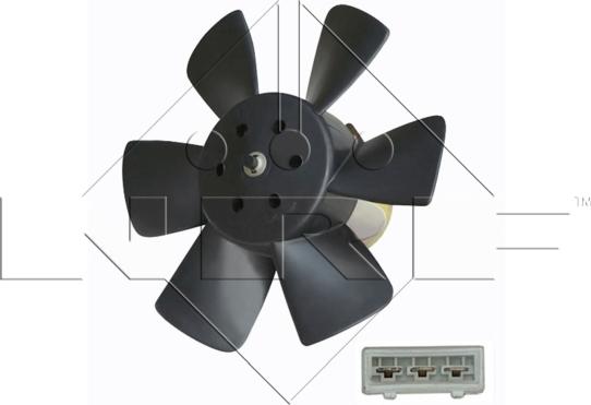 NRF 47429 - Fan, radiator autospares.lv