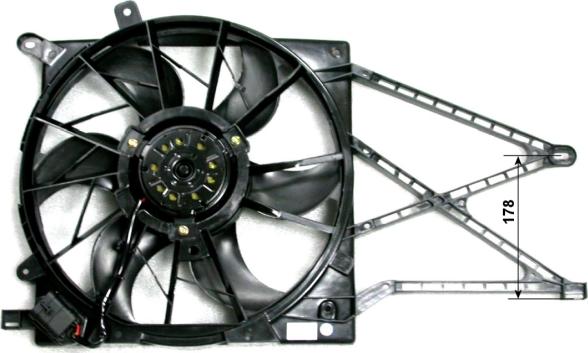NRF 47582 - Fan, radiator autospares.lv
