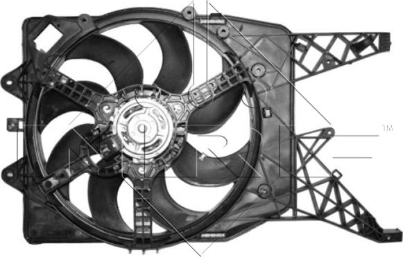 NRF 47689 - Fan, radiator autospares.lv