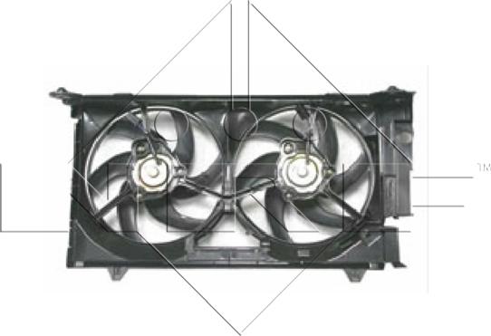 NRF 47075 - Fan, radiator autospares.lv