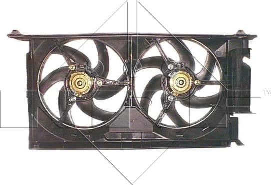 NRF 47334 - Fan, radiator autospares.lv