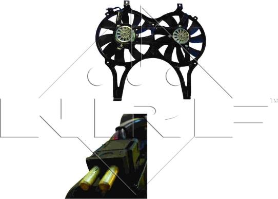 NRF 47294 - Fan, radiator autospares.lv