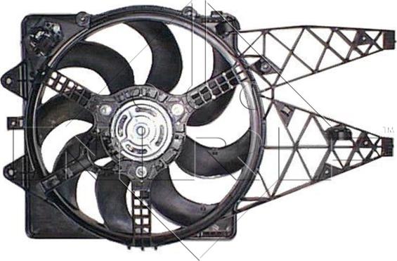 NRF 47252 - Fan, radiator autospares.lv
