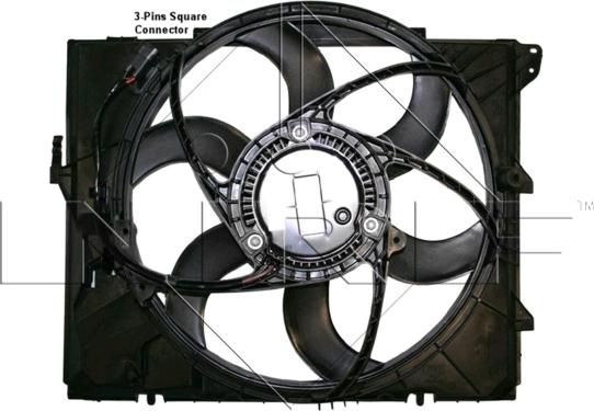 NRF 47209 - Fan, radiator autospares.lv