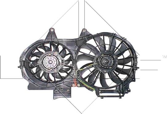 NRF 47205 - Fan, radiator autospares.lv