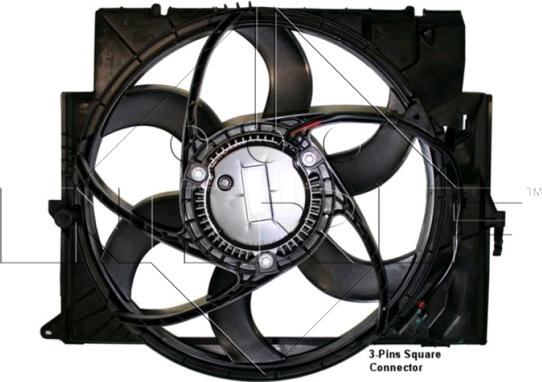 NRF 47210 - Fan, radiator autospares.lv