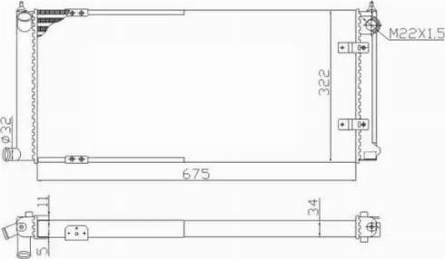 NRF 59048 - Radiator, engine cooling autospares.lv