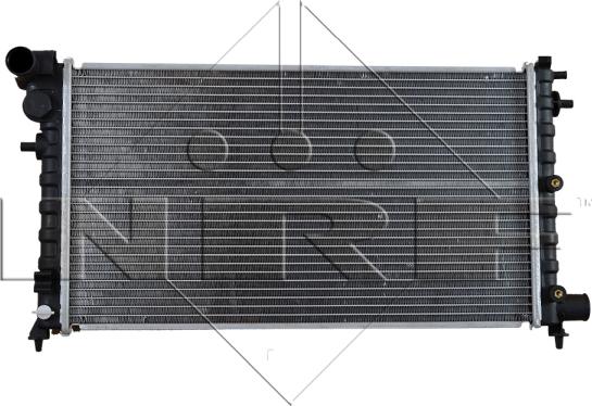 NRF 509502 - Radiator, engine cooling autospares.lv