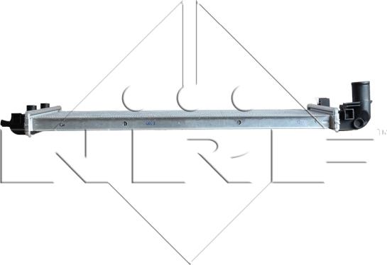 NRF 509502 - Radiator, engine cooling autospares.lv