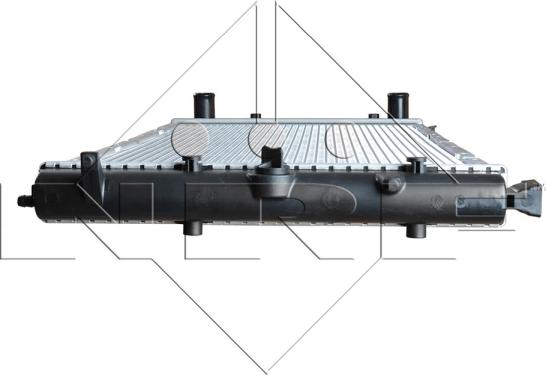 NRF 509514 - Radiator, engine cooling autospares.lv