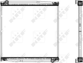 NRF 509587X - Radiator, engine cooling autospares.lv