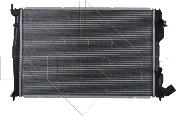 NRF 509602 - Radiator, engine cooling autospares.lv