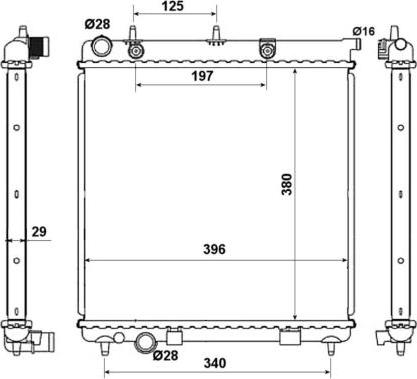 NRF 50467 - Radiator, engine cooling autospares.lv