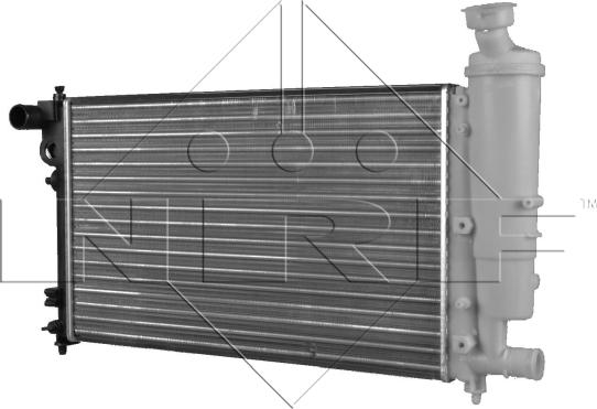 NRF 50428 - Radiator, engine cooling autospares.lv