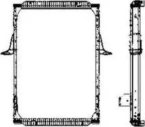 NRF 50591 - Radiator, engine cooling autospares.lv