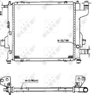 NRF 50569 - Radiator, engine cooling autospares.lv