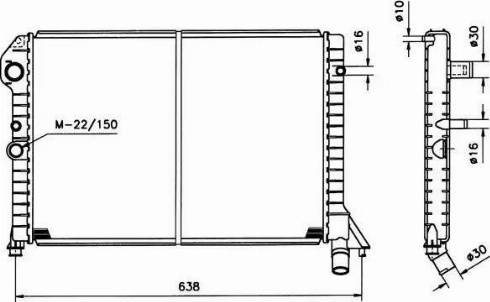 NRF 506990 - Radiator, engine cooling autospares.lv