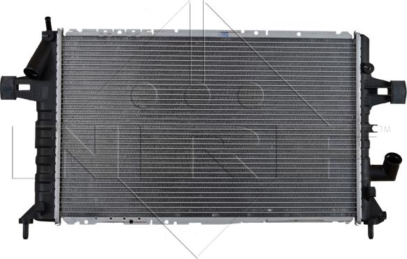 NRF 506616 - Radiator, engine cooling autospares.lv