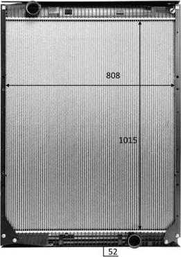 NRF 50194X - Radiator, engine cooling autospares.lv