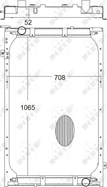 NRF 50193 - Radiator, engine cooling autospares.lv