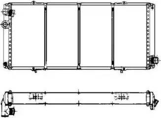 NRF 507114 - Radiator, engine cooling autospares.lv