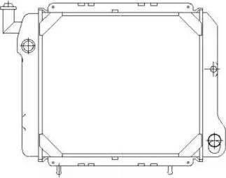 NRF 507334 - Radiator, engine cooling autospares.lv