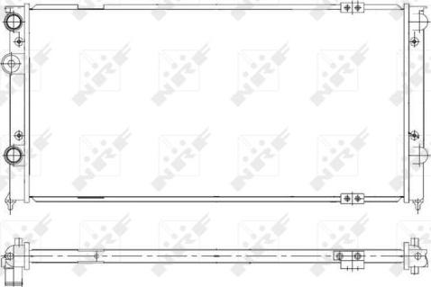 NRF 58929 - Radiator, engine cooling autospares.lv