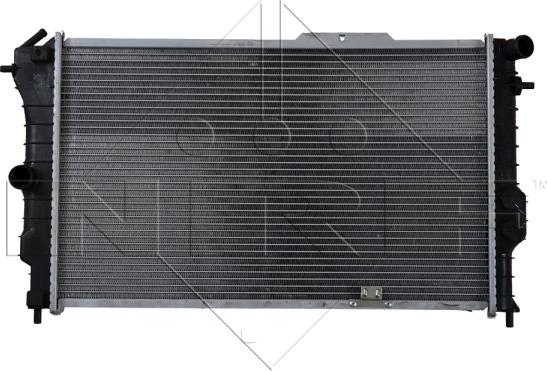 NRF 58972 - Radiator, engine cooling autospares.lv