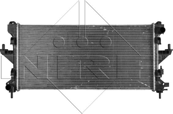 NRF 58424 - Radiator, engine cooling autospares.lv