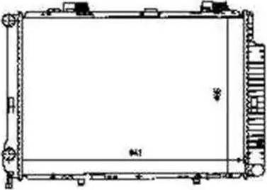 NRF 58097 - Radiator, engine cooling autospares.lv