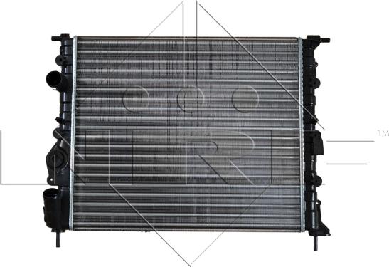 NRF 58023 - Radiator, engine cooling autospares.lv