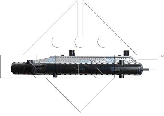 NRF 58027 - Radiator, engine cooling autospares.lv